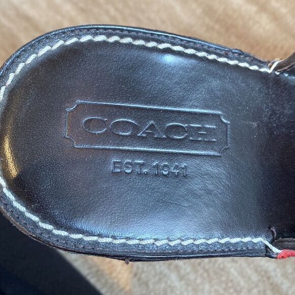 Coach leather, mules, coach logo - Picture 5 of 5